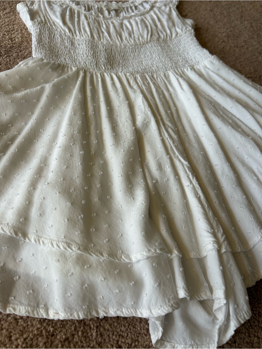 Urban Outfitters white Mini Dress romper - Picture 3 of 5